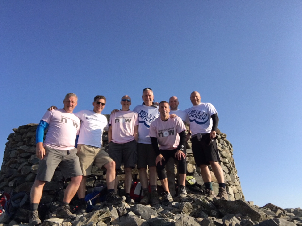 The Bears at the peak of Scafell Pike